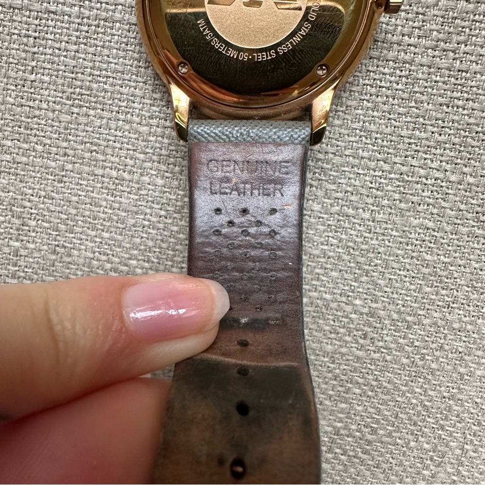 Emporio Armani Rose Gold Case Grey Gradient Dial Watch - Picture 5 of 11